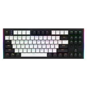 Tastatura mecanica cu fir Hator Gravity TKL conectivitate USB, polling rate 1000Hz, iluminare RGB cu functia de a customiza fiecare tasta individual, tip switch HATOR Aurum Orange Linear rev.2.0, durata de viata switch 70M de clickuri, material taste - Img 2