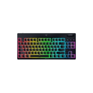 Tastatura mecanica wireless Razer Blackwidow V4 Low profile HyperSpeed TKL, switch Razer™ Low-profile Mechanical Switches (Yellow Linear Switch), 110 taste, iluminare Razer™ Chroma RGB, negru