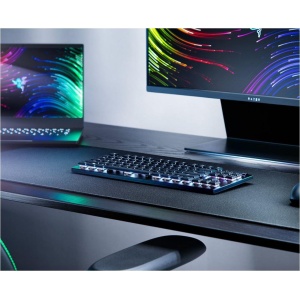 Tastatura Razer DeathStalker V2 Pro Tenkeyless, wireless, bluetooth, cu fir, conectivitate Razer™ HyperSpeed Wireless (2.4 Ghz), Bluetooth, sau Type-C, switch Razer™ Low-Profile Optical Switches (Linear), butoane programabile, optiune gaming mode, - Img 2