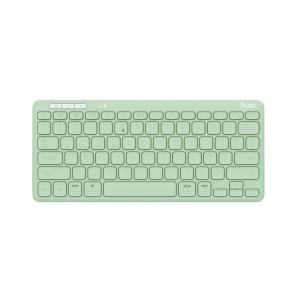 Tastatura Trust Lyra Wireless, conexiune USB-A, USB-C 1.1, raza de acoperire wireless 10m, 1x AAA baterie, compatibila cu laptop, pc, Bluetooth devices, tableta, alba - Img 2