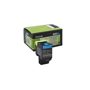 Toner Lexmark 80C20CE, cyan, 1 k, - CX510de, CX410de, CX410e,CX510dhe, CX510dthe, CX410dte, CX310dn, CX310n.