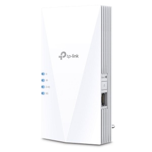 TP-link AX1500 Wi-Fi Range Extender, RE500X, 1 Port Ethernet Gigabit, 2 Antene interne, Standarde Wireless, IEEE 802.11a/n/ac/ax 5GHz, IEEE 802.11b/g/n 2.4GHz, frecventa 2.4, 5 Ghz, 300 Mbps at 2.4GHz, 1200 Mbps at 5GHz. - Img 1