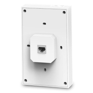 TP-Link Wireless Access Point EAP655-WALL, AX3000 Wireless Dual Band Indoor, 802.3af/at PoE, viteza transfer: 5 GHz 2402 Mbps, 2.4 GHz 574 Mbps, Interfata: Uplink: 1× 10/100/1000, Downlink: 3× 10/100/1000, dimensiuni: 143 × 86 × 42.6 mm. - Img 3
