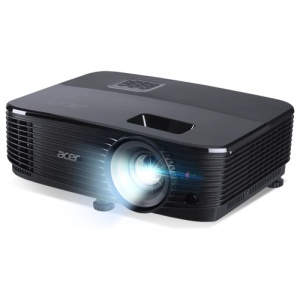 Videoproiector Acer X1129HP, DLP, SVGA 800*600, up to WUXGA 1920* 1200, 4.800 lumeni, 4:3/ 16:9, 20.000:1, dimensiune maxima imagine 300", distanta maxima de proiectie 12 m, boxa 3W, lampa 5.000 ore/ 15.000 ore Ecomode, 29 dB, 2.4 kg, 2*D-sub, composite