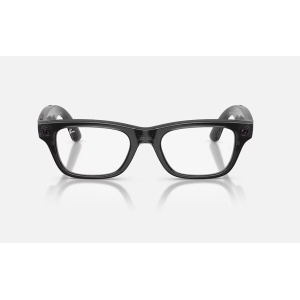 23 Ray-Ban Meta Blayzer Optics Gen 2 AI Glasses Shiny Transparent Black/Demo RW7001 8526 54 - Img 2