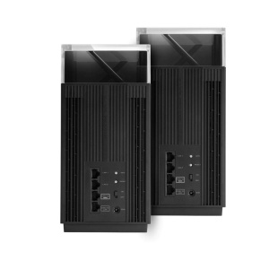 Asus Tri band home Mesh ZENwifi PRO system, ET12(2-PK) pack, AXE11000 1148+4804+4804Mbps,10 X antene interne, Tri-Band: 2.4GHz 4x4, 5GHz 4x4, 6GHz 4x4, Procesor: 2.0 GHz quad-core 64bits, Memorie: 256 MB Flash, 1GB RAM, interfata: RJ45 for 2.5G BaseT for - Img 4