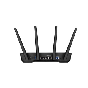 ASUS TUF Gaming AX3000 Dual Band WiFi 6 Gaming Router, TUF-AX3000, Network Standard: IEEE 802.11a, IEEE 802.11b, IEEE 802.11g, WiFi 4 (802.11n), WiFi 5 (802.11ac), WiFi 6 (802.11ax), IPv4, IPv6, Data rate: (2.4GHz) : up to 574 Mbps, (5GHz) : up to 2402 - Img 2