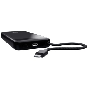 Baterie externa Trust Fiera, capacitate 20.000, 2 porturi USB, negru