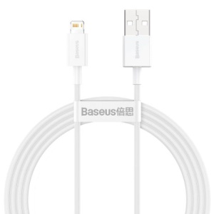 Cablu alimentare si date Baseus Superior, Fast Charging Data Cable pt. smartphone, USB Type-C la Lightning Iphone PD 20W, 1.5m, alb