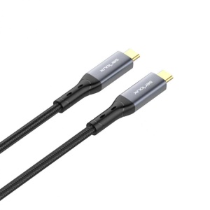 Cablu Serioux USB-C la USB-C, viteza transfer 40Gbs, lungime cablu 100cm, iesire video 8K@60HZ sau Dual 4k@60hz, negru - Img 4