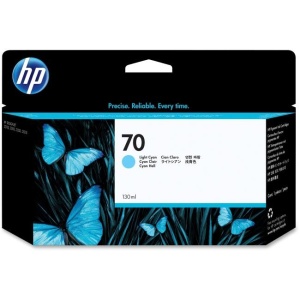 Cartus cerneala HP 70 DESIGNJET light cyan C9390A, 130 ml, HP DesignJet SDPro, HP DesignJet Z2100, HP DesignJet Z5200, HP DesignJet Z5400, HPDesignjet Z2100,HP DesignJet Z3200, HP DesignJet Z3100, NR.70