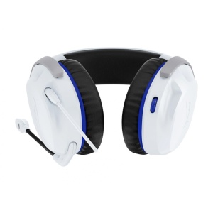 Casti gaming cu fir HyperX CloudX Stinger 2 Xbox/PC, jack 3,5mm pentru conectare direct la controller, drivere 50mm, slidere gradate, microfon cu noise cancelling, spuma cu memorie, alb - Img 2