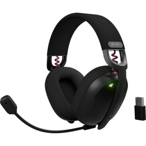Casti Head-band Fury Fukiya F6, Wireless, Negru