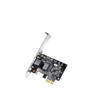 CUDY Gigabit PCI Express Network Adapter, Realtek Chipset, 10/100/1000Mbps RJ45 port, Auto MDI/MDIX