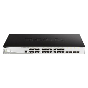 D-Link Switch DGS-1210-28P/ME, 24 porturi Gigabit PoE Base-T, 4 porturi SFP1000Mbps, Capacity 56Gbps, 19" Rackmount, WebSmart, 2*fan - Img 2
