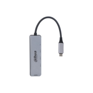 DAHUA 5 IN 1 USB 3.1 TYPE-C TO HDMI Docking station, intrare: USB Type- C, Iesire: 3 x USB 3.0, 1 x HDMI, 1 x PD, Dimensiuni:101.0 mm × 28.0 mm × 10.0 mm, Greutate: 40g.