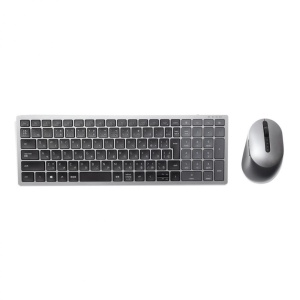 Dell Keyboard and mouse set KM7120W, Wireless, 2.4 GHz, Bluetooth 5.0, Buttons Qty: 7, Numeric Keypad, Hot Keys Function: Multimedia, Search, Home page, Volume - and +, System lock, Print screen, Movement Resolution: 1600 dpi, Supported Battery Type: AA