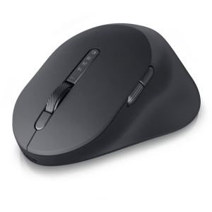 Dell Premier Rechargeable Mouse - MS900, Color: Graphite, Connectivity: Wireless, Interface: 2.4 GHz, Bluetooth 5.1, Buttons: 7 (3 programmable), Movement Resolution: Adjustable from 800 to 8000 at increments of 200, Features: Vertical and horizontal