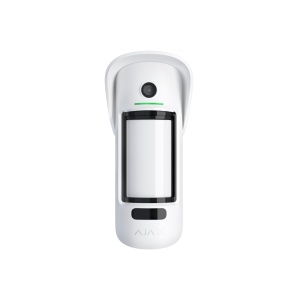 Detector PIR wireless cu verificare foto la alarma de exterior, AJAX MotionCam Outdoor PhOD, alb