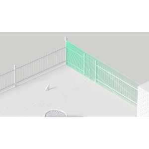 Detector PIR wireless tip cortina, AJAX MotionProtect Curtain, alb - Img 6