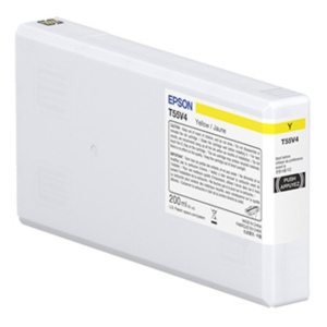 EPSON T55W4 YELLOW INK CARTRIDGE, Ultrachrome® HDR, Capacitate:200ml, Compatibil cu: SureColor P5300