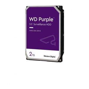 HDD Surveillance WD Purple, 2TB, 5400RPM, SATA III