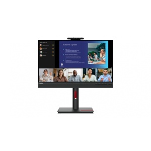 Lenovo ThinkVision T24v-30; 23.8"IPS, FHD (1920x1080), 16:9, Brightness: 250 cd/m², Contrast ratio: 1000:1, Response time: 4ms (Extreme mode) / 6ms (Normal mode), Dot / Pixel Per Inch: 93 dpi, FHD, 3Y - Img 1