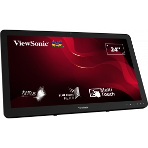 Monitor Consumer ViewSonic TD2430, 24", 1920 x 1080 pixeli, Touchscreen, Black, 3 ani Garantie - Img 2