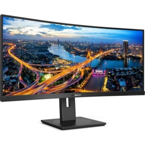 Monitor Philips 34" 345B1C/00, Curvature: 1500R, Diagonal (inch): 34, Diagonal (cm): 86, Aspect ratio: 21:9, Panel: VA, Resolution: 3440x1440, Refresh Rate: 100Hz, Response time GtG: 5ms, Brightness (max): 300 cd/m², Contrast (static) : 3000:1, Contrast - Img 2