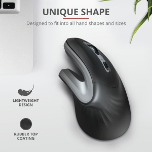 Mouse Trust Verro Ergonomic 1600 DPI, ng - Img 3