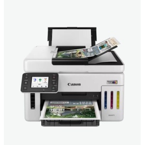 Multifunctional inkjet color CISS Canon Maxify GX6140, ( Print,Copy,Scan, Cloud), dimensiune A4 , duplex printare, ADF, viteza 24 ppm alb-negru, 15.5 ppm color, rezolutie 600X1200 dpi, alimentare hartie 250+100 coli, Scanner CIS, rezolutie - Img 5