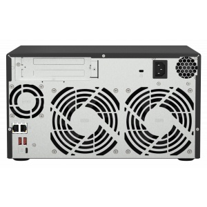 NAS QNAP 873A 8-Bay, CPU AMD Ryzen V1000 series V1500B 4C/8T 2.2GHz, RAM 8GB (1x 8GB) DDR4 (2 x SODIMM slots, max. 64GB, suport optional ECC RAM), 8x 2.5/3.5 SATA 6Gbps, 2x M.2 2280 NVMe PCIe Gen3 x1 HDD (neincluse), LAN: 2 x 2.5GbE (optional port 10GbE - Img 2