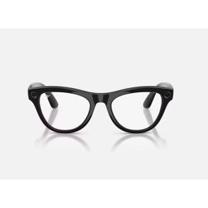 RayBan Meta SKYLER High Bridge Fit - Shinny Black - Amethyst Transitions® Gen2 - Img 3
