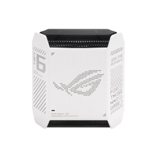 Router Wireless Asus GT6(W-1-PK)White, tri-band, WI-FI 6, Standard retea: WiFi 6 (802.11ax), IPv4, IPv6, Backwards compatible with 802.11a/b/g/n/ac Wi-Fi, segment AX10000, , 2.4GHz 574Mbps, 5G-1Hz 4804Mbps, 5G-2 4804Mbps, 9 antene interne, Procesor - Img 2