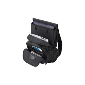 Rucsac laptop Targus Classic, pentru laptopuri de 15.6", capacitate 20 litri, material poliester, dimensiuni: 31 x 17.5 x 47 cm, dimensiune compartiment laptop: 38.7 x 2.5 x 26.5 cm, greutate 0.88 kg, negru - Img 3