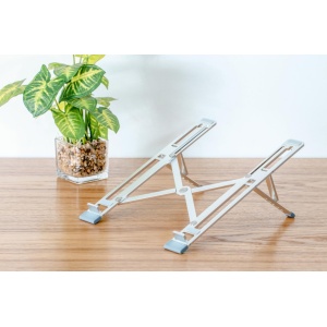 Suport laptop Serioux, SRXNCPU6, material aluminiu, dimensiune deschisă: 197x255x4mm,dimensiune pliată: 60 x 250 x 4mm, grosime: 4mm, greutate: 182g, dimensiune compatibilă: până la 15.6 ", culoare argintiu, 5 unghiuri ajustabile - Img 6