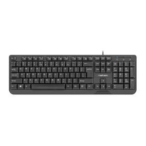 Tastatura cu fir Natec Trout Slim, lungime cablu 180 cm, numar taste 104, negru