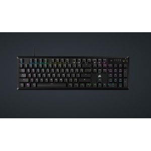 Tastatura mecanica CORSAIR K70 RGB CORE Mechanical Gaming Keyboard, Backlit RGB LED, CORSAIR Linear Red, Black, (CH-910971E-NA)