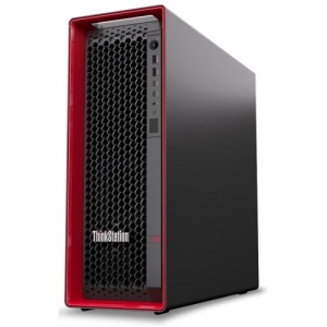 ThinkStation P5, Intel® Xeon® W3-2425 (3.00GHz, 15MB), 64.0GB, 1x1TB SSD M.2 2280 PCIe Gen4 Performance TLC Opal, 1xNVIDIA RTX™ 4500 Ada 24GB, 750W, Porturi: Rear: 1x USB-C® (USB 20Gbps / USB 3.2 Gen 2x2), data transfer only; 2x USB-A (Hi-Speed USB / USB