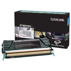 Toner Lexmark X746H1KG, black, 12 k, X746de , X748de , X748deStatoil , X748de with total 5 years warranty , X748dte