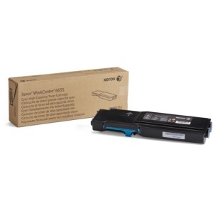 Toner Xerox 106R02752 cyan, capacitate 7.5k, pentru WorkCentre 6655.