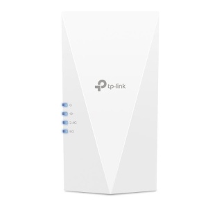 TP-link AX1800 Wi-Fi6 Range Extender, RE600X, Dual-Band, Standarde wireless: IEEE 802.11a/n/ac/ax 5GHz, IEEE 802.11b/g/n/ax 2.4GHz, interfata: 1 x 10/100/1000, Dimensiuni: 78×36×149 mm, 2 x antene interne, viteza wireless: 574 Mbps la 2.4GHz, 1201 Mbps - Img 2