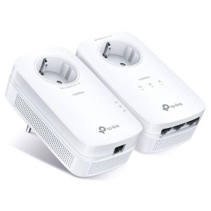TP-Link Kit Gigabit Powerline Passthrough cu 3 Porturi AV1300, TL- PA8033P KIT, Standarde si Protocoale: HomePlug AV1.1, HomePlug AV2.0,IEEE 1901,IEEE 802.3,IEEE 802.3x, IEEE 802.3u, IEEE 802.3ab, Interfata: 3 x 10/100/1000 RJ45, 1 x priza alimentare, - Img 2