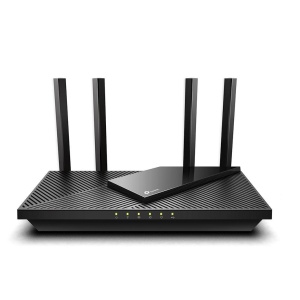 TP-Link Wireless Router, ARCHER AX55 ;WI-FI 6 ,dual band AX3000 5 GHz: 2402 Mbps (802.11ax), 2.4 GHz: 574 Mbps(802.11ax), Standard and Protocol: IEEE 802.11ax/ac/n/a 5 GHz, IEEE 802.11ax/n/b/g 2.4 GHz4 x Antene Externe fixe, 1× Port WAN/LAN Gigabit, 4×