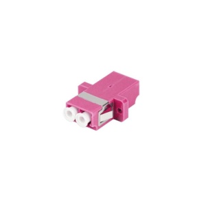 Adaptor fibră optică MM LC/UPC duplex OM4