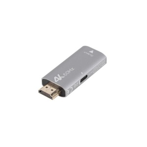 Adaptor HDMI(M) DisplayPort(F) 4K argintiu