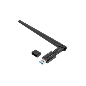 Adaptor USB placă rețea wireless NC-1200-WIE AC1200 dual-band, 1x internă + 1x externă (ant.)