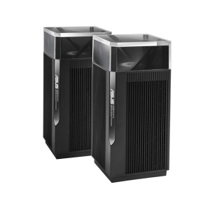 Asus Tri band home Mesh ZENwifi PRO system, ET12(2-PK) pack, AXE11000 1148+4804+4804Mbps,10 X antene interne, Tri-Band: 2.4GHz 4x4, 5GHz 4x4, 6GHz 4x4, Procesor: 2.0 GHz quad-core 64bits, Memorie: 256 MB Flash, 1GB RAM, interfata: RJ45 for 2.5G BaseT for