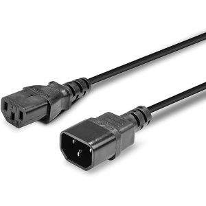 Cablu de alimentare Lindy C14-C13 3m, negru