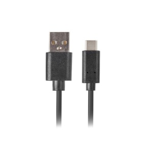Cablu USB-C(M) USB-A(M) 2.0 1 m negru QC 3.0